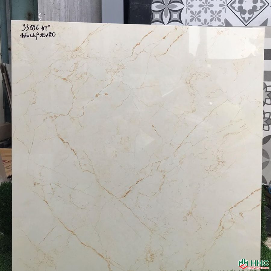 Gạch lát nền phòng khách 80x80 HT 33006